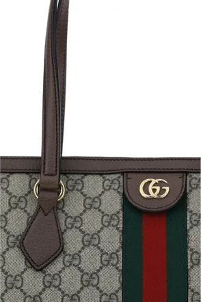 Gucci Womens Shoulder Bag Ophidia Gg Supreme Jacquard Beige-Ebony-Brown-Green-Red Cotton Handbags Beige/ebony/brown/green/red Hand