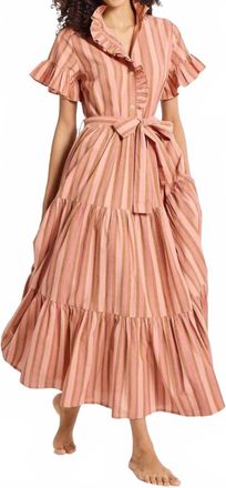 Mille Victoria Midi Dress In Santa Fe Stripe