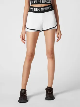 Plein Sport Pantaloncini in tessuto tecnico stretch