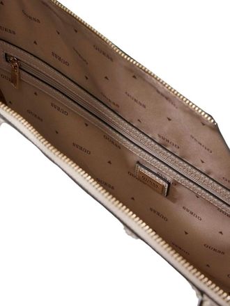 Guess Womens Shoulder Bag Light Taupe Polyurethane Shoulder-bags