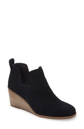 Toms Kallie Wedge Bootie in Black at Nordstrom Rack, Size 8.5