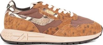 Autry Leopard Print Lace Up Sneakers