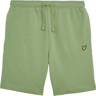 Lyle & Scott Sweat Short - Heren - Korte Broeken - Groen - M - Katoen - Korte Broeken