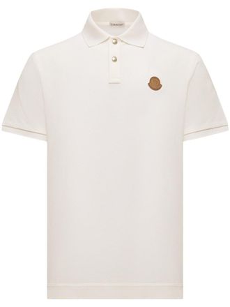 Moncler Off White Logo Polo