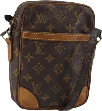 Louis Vuitton Pre-owned Canvas Cross Body Tas - Dames - Vintage Schoudertas - Bruin - ONE Size - Vintage