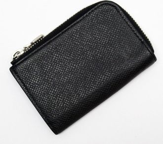 Louis Vuitton Ardoise Taiga Leather Coin Purse/Coin Case (Pre-Owned)