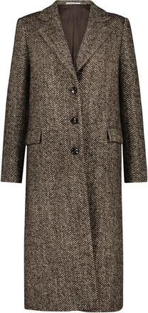 Tagliatore Single-Breasted Coat - Dames - Mantel - Veelkleurig - 2XS - Wol - Jassen