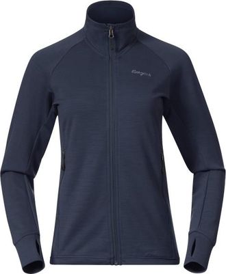 Bergans Rabot Merino Tech Midlayer Jacket Merinojacke f&uuml;r Damen | blau