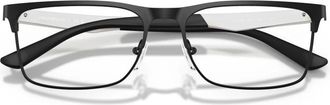 Emporio Armani Glasses, unisex, Black, Size: 56 MM Optical Frame