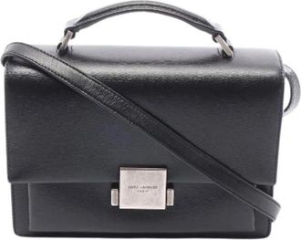 Saint Laurent Pre-owned Belchasse Medium Leather 2way Shoulder Bag - Dames - Vintage Handtas - Zwart - ONE Size - Leer - Vintage