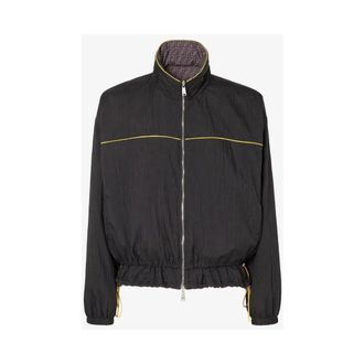 Fendi Reversible FF Nylon Jacket - male - Fendi - Training Jackets - Black - XL - Sport