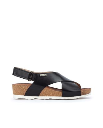 Pikolinos Womens Mahon Leather Black Sandals 7-7.5 UK