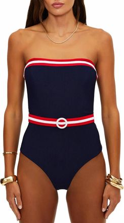 Beach Riot Jesse Twilight Firework Colorblock One Piece In Multicolor