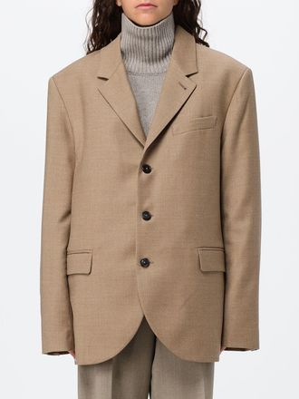 Barena Blazer monopetto relaxed fit in misto lana con tasche a patta