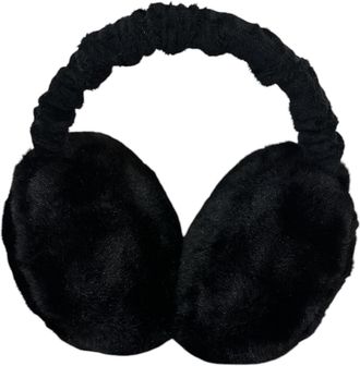 Generic Earmuffs For Adults And Kids, Winter Ear Warmers, Women And Girls Earmuffs, 7 Beautifull Colours And Design For Winter Adjustable Earwarmer (Black)