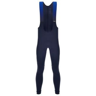 Santini Prime Thermofleece Winter Bib Tights Velohose f&uuml;r Herren | blau