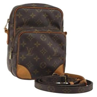 Louis Vuitton Pre-owned Canvas Cross Body Bag - Dames - Pre-owned - Bruin - Maat: ONE Size
