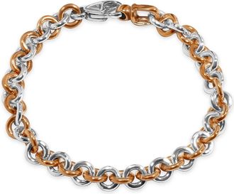 Pompeii3 Mens Link Rolo 14k Gold (40gram) or Platinum (65gram) 9mm Bracelet 8