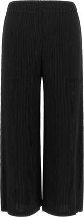 Issey Miyake Hatching Bottoms Trousers - Black
