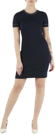 Michael Kors Kleedjes > Day Kleedjes > Midi Kleedjes - Dames - Korte kleedjes - Blauw - S - Kleedjes