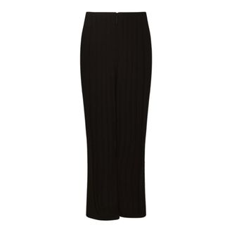 Giorgio Armani Wide Trousers, female, Black, M, Wide Trousers