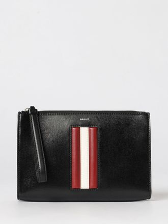 Bally Clutch con inserti Bally in pelle di vitello riciclata