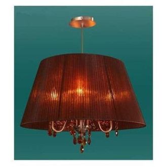 Fabrilamp L&aacute;mpara De Techo Ol&iacute;mpia Peque&ntilde;o 4xe14 L.56xan.36xal.reg.cm Marron/cobre