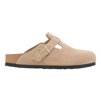 Birkenstock Boston Narrow Fit - Dames - Slip ons - Beige - 40 EU - Su&egrave;de - Schoenen