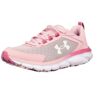 Under Armour Charged Assert 9 Mrbl D Pink / Black 3025951-600 Womens