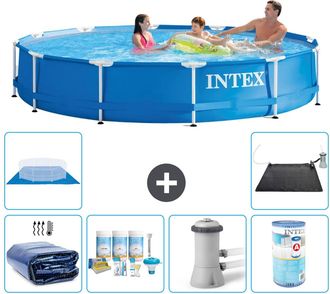 Intex Piscina Con Estructura Redonda - 366x76 Cm - 7-piezas S31592