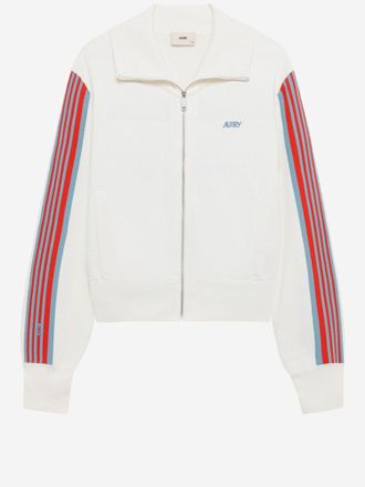 Autry Jacke aus Viskose mit Autry-Logo