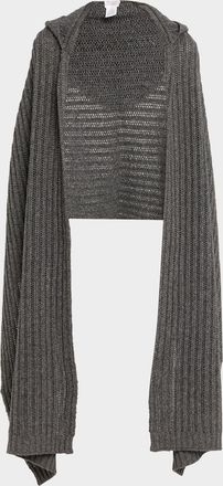 Brunello Cucinelli Cashmere Convertible Hooded Scarf