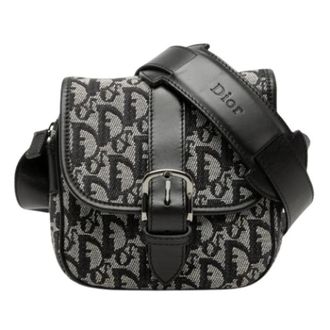 Dior Pre-owned Cross Body Bags, female, Black, Size: ONE SIZE Pre-owned Canvas Crossbody Bag