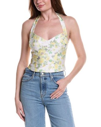 Bardot Deserae Halter Neck Top