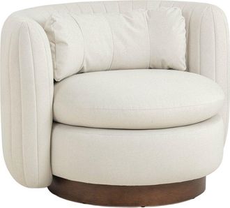 TOV Furniture Tov Furniture Nura Vegan Mohair Swivel Accent Chair