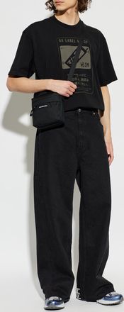 44 Label Group T-shirt With Print, Mens, Black