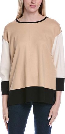 Jones New York Colorblocked Dolman Sleeve Pullover
