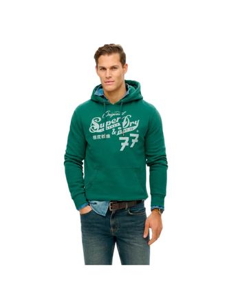 Superdry herensweatshirt met opschrift