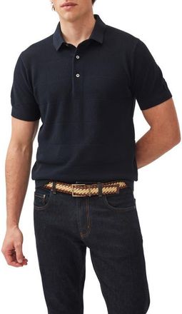 Rodd & Gunn Masons Flat Polo in Midnight at Nordstrom, Size Xxx-Large