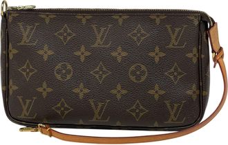 Louis Vuitton Brown Monogram Pochette Pouch (Pre-Owned)