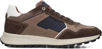 Stefano Lauran Schoenen, Heren, Bruin, 45 EU, Su&egrave;de, Bruine Su&egrave;de Lage Sneakers