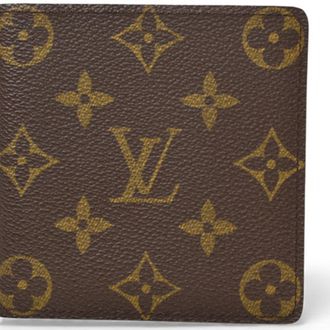 Louis Vuitton Brown Coated Canvas Wallet (Bi-Fold) (Pre-Owned)