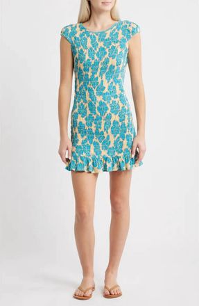 Billabong Bright Side Mini Dress In Turquoise