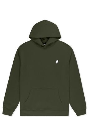 Dalix Ghost Relaxed Midweight Fleece Pullover Hoodie in Cypress at Nordstrom, Size Xx-Large