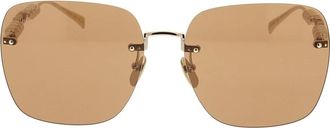 Gucci Stijlvolle zonnebril met uniek ontwerp - unisex - Zonnebrillen - Geel - ONE Size - Accessoires