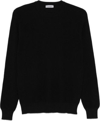 Vengera Classic Crew Neck Sweater In Virgin Wool
