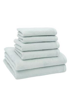 Linum Home Textiles 6-Piece Ediree Cotton Towel Set in Aqua at Nordstrom Rack