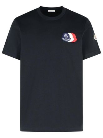 Moncler Black Cotton T-Shirt