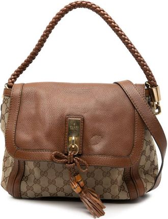 Gucci Pre-owned Gucci GG Canvas Bella Flap Satchel Ladies 282301.001998