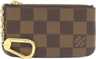 Louis Vuitton Ebene Coated Canvas Coin Purse/Coin Case (Pre-Owned)